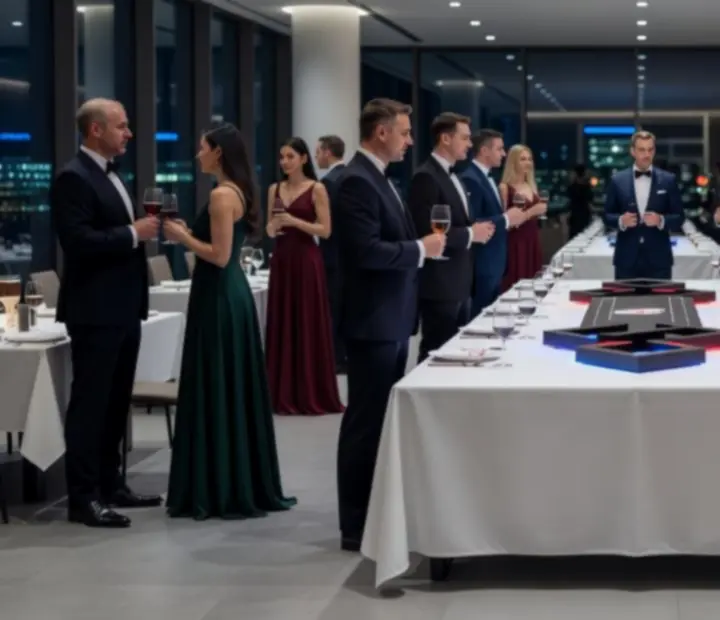 Elegancki wieczorny event 